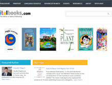 Tablet Screenshot of italbooks.com